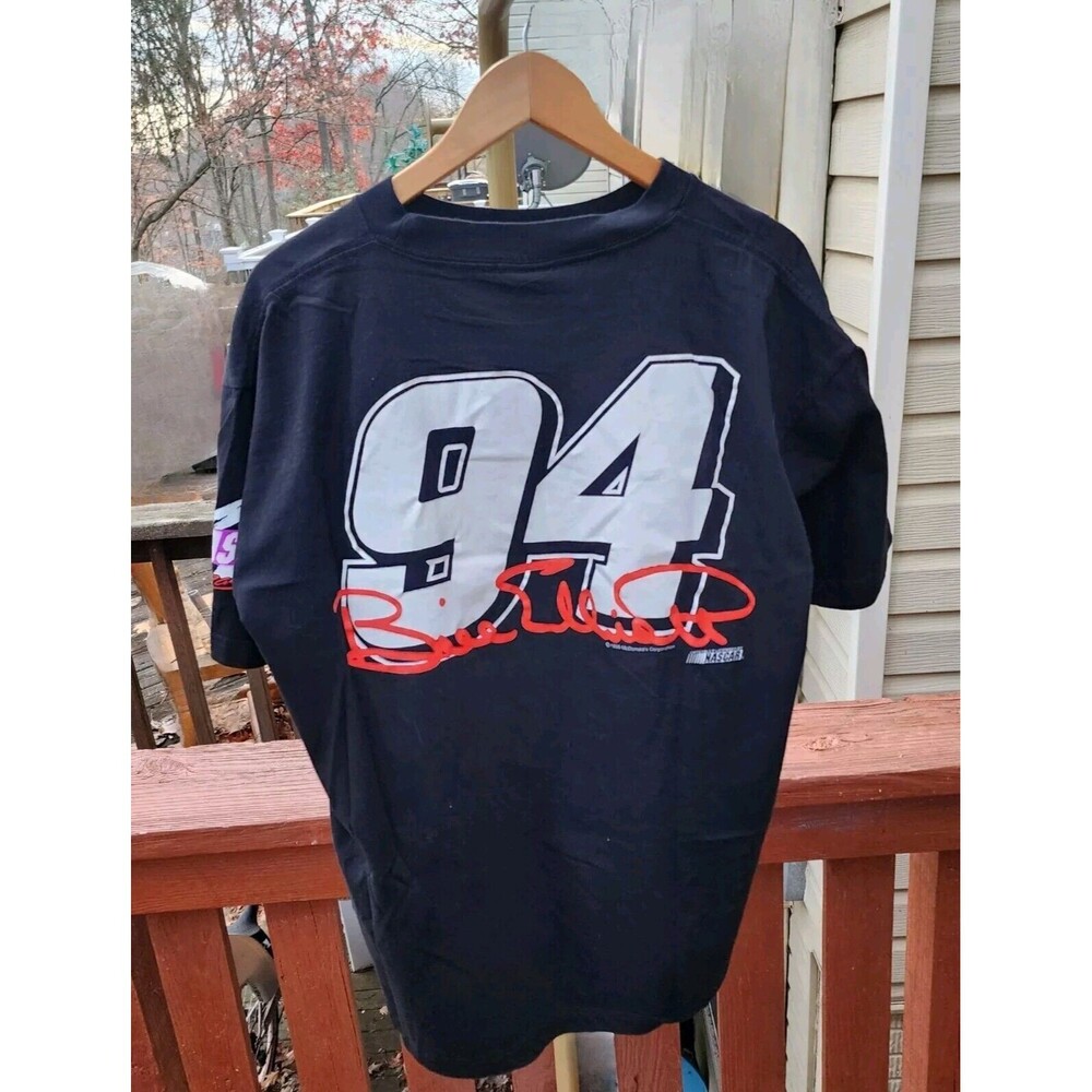 1995 McDonald’s NASCAR Bill Elliott Vintage 90’s Racing Thunderbird Shirt XL - Picture 2 of 15